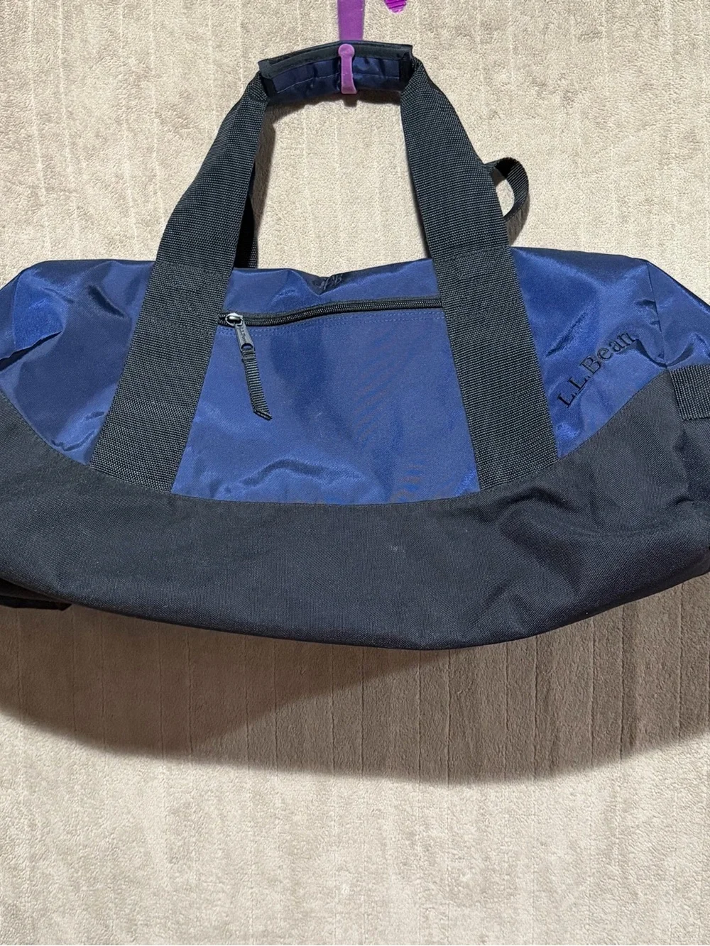 LL Bean Adventure Large Duffle Travel Bag Embroidered 70L Heavy Duty 12.5x27x15